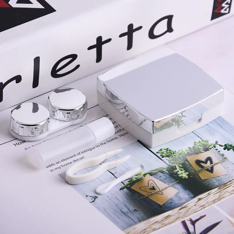 Дорожный портативный пластиковый чехол для контактных линз мужчин и женщин