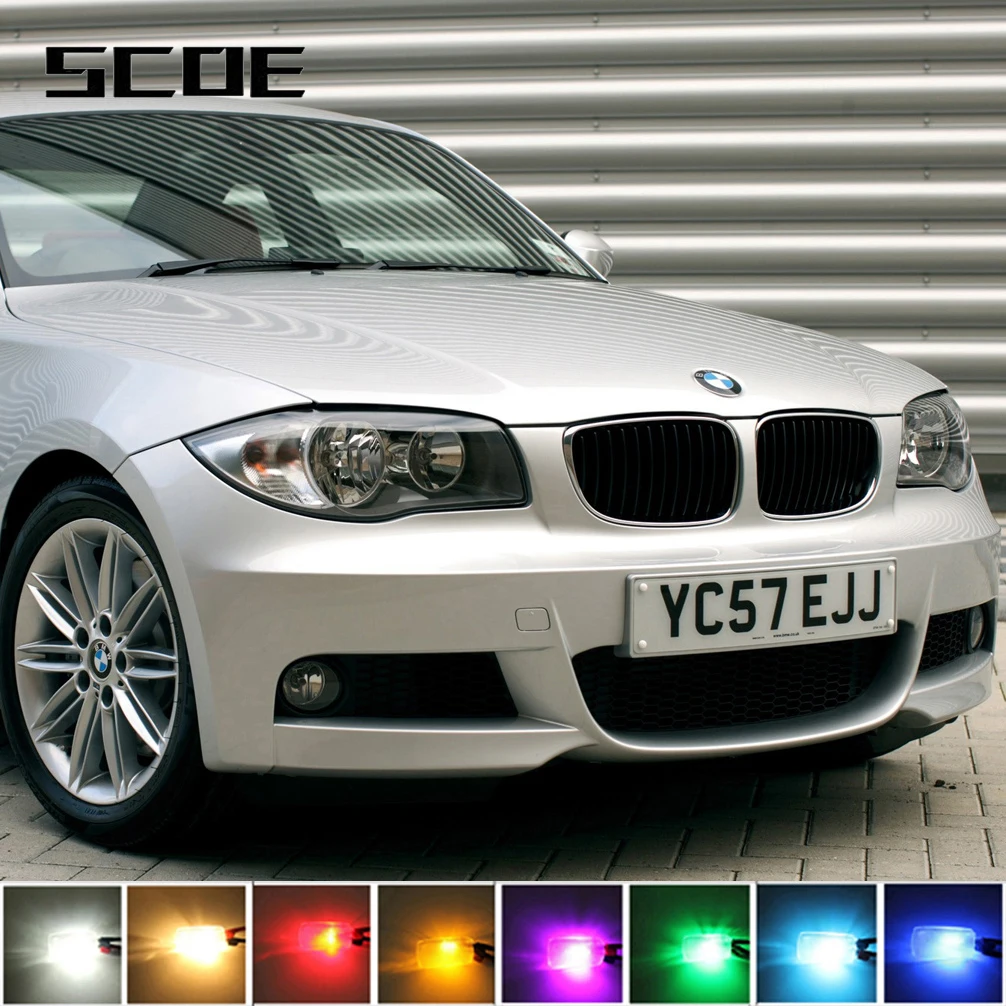 

For BMW 1 Series E82 Coupe Low High Beam Fog Driving Turn Signal Sidemarker Brake Tail Back Up License Interior Light Kit