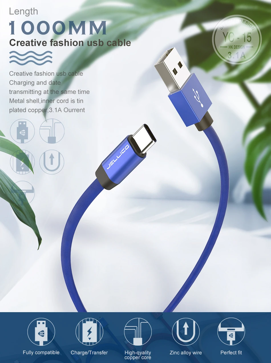 Jellico 1 м 3A светодиодный usb-кабель зарядное устройство для iPhone 11 Pro XS MAX XR X 8 7 6S 6 Plus 5 5S шнур для быстрой зарядки мобильного телефона