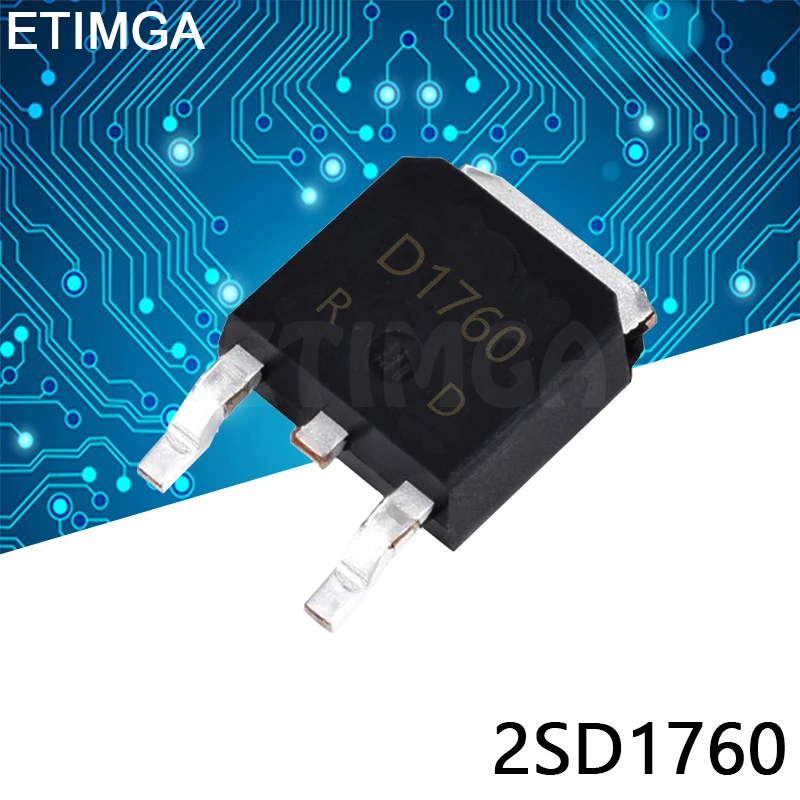 

10 шт./лот 2SD1760 D1760 TO-252 транзистор SMD SOT-252