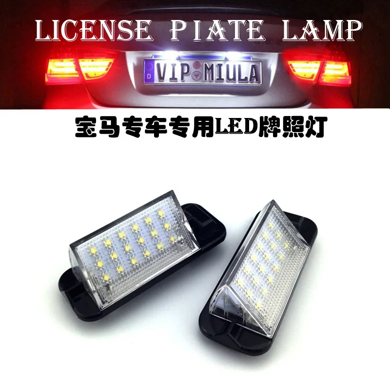 

2pcs Error Free 18 LED License Plate Lights For BMW E36/318i/320i/M3