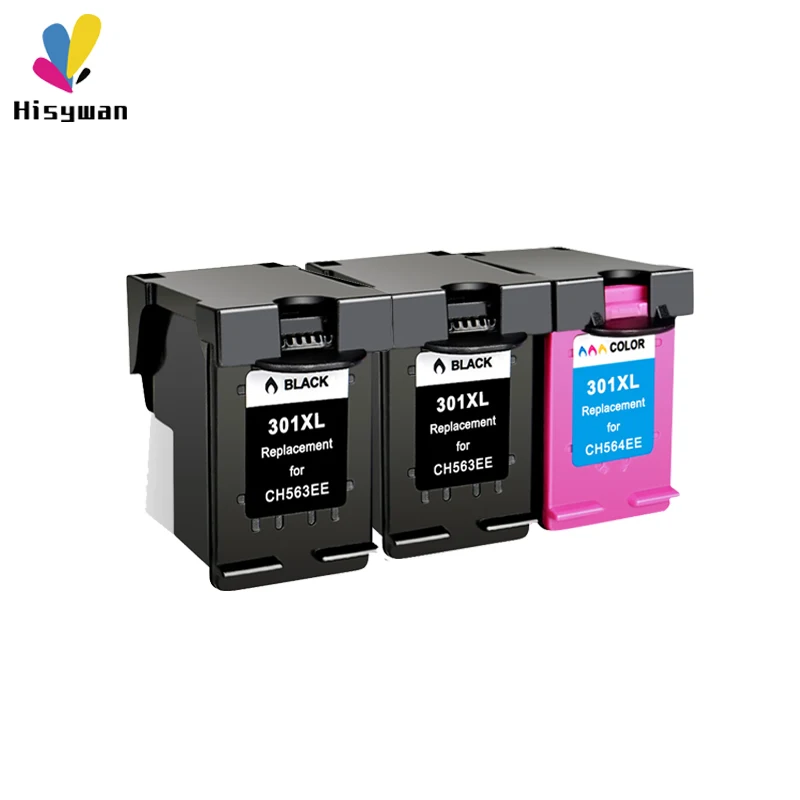 Чернильный картридж Hisywan 301XL для HP 301 CH563E CH564E струйный Envy 4500 Deskjet 2630 2540 2510 1000 1050