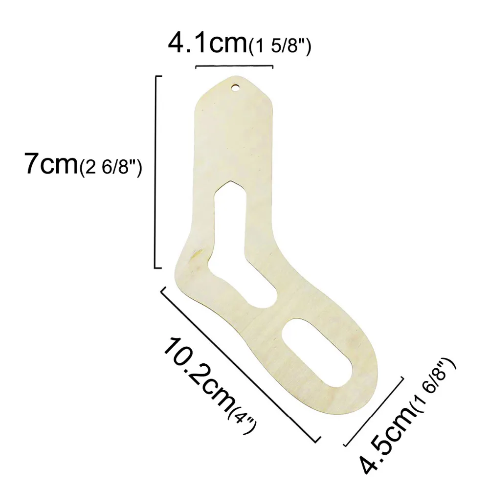 Новинка деревянные вязаные носки ручной работы натурального цвета локаторы