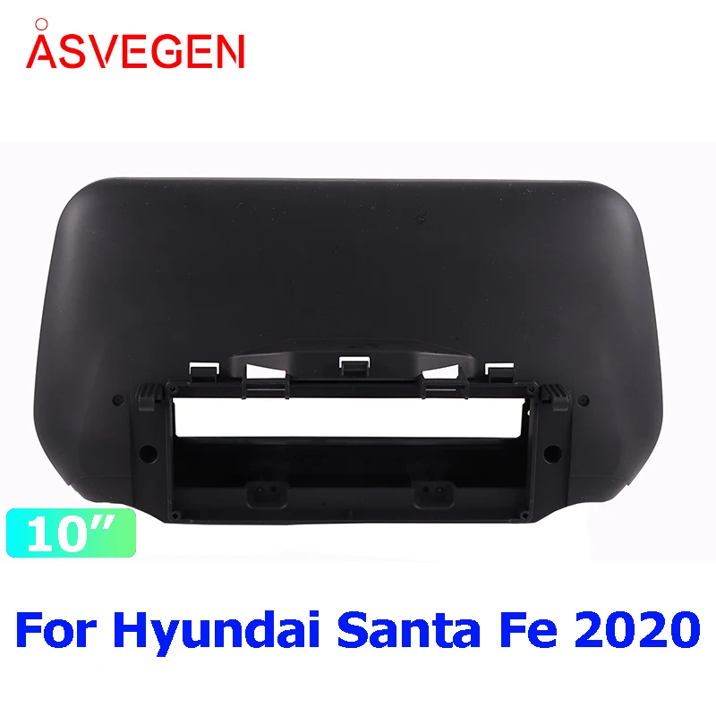 

10” Car Radio Fascia Frame For Hyundai Santa Fe 2020 Car Dvd Frame Install Panel Dash Mount Installation Dashboard