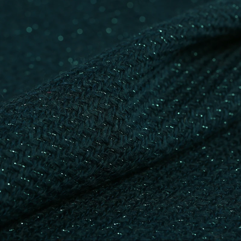 18 осень и зима шерсть Вискоза Золотая нить смешивание причудливая костюмная