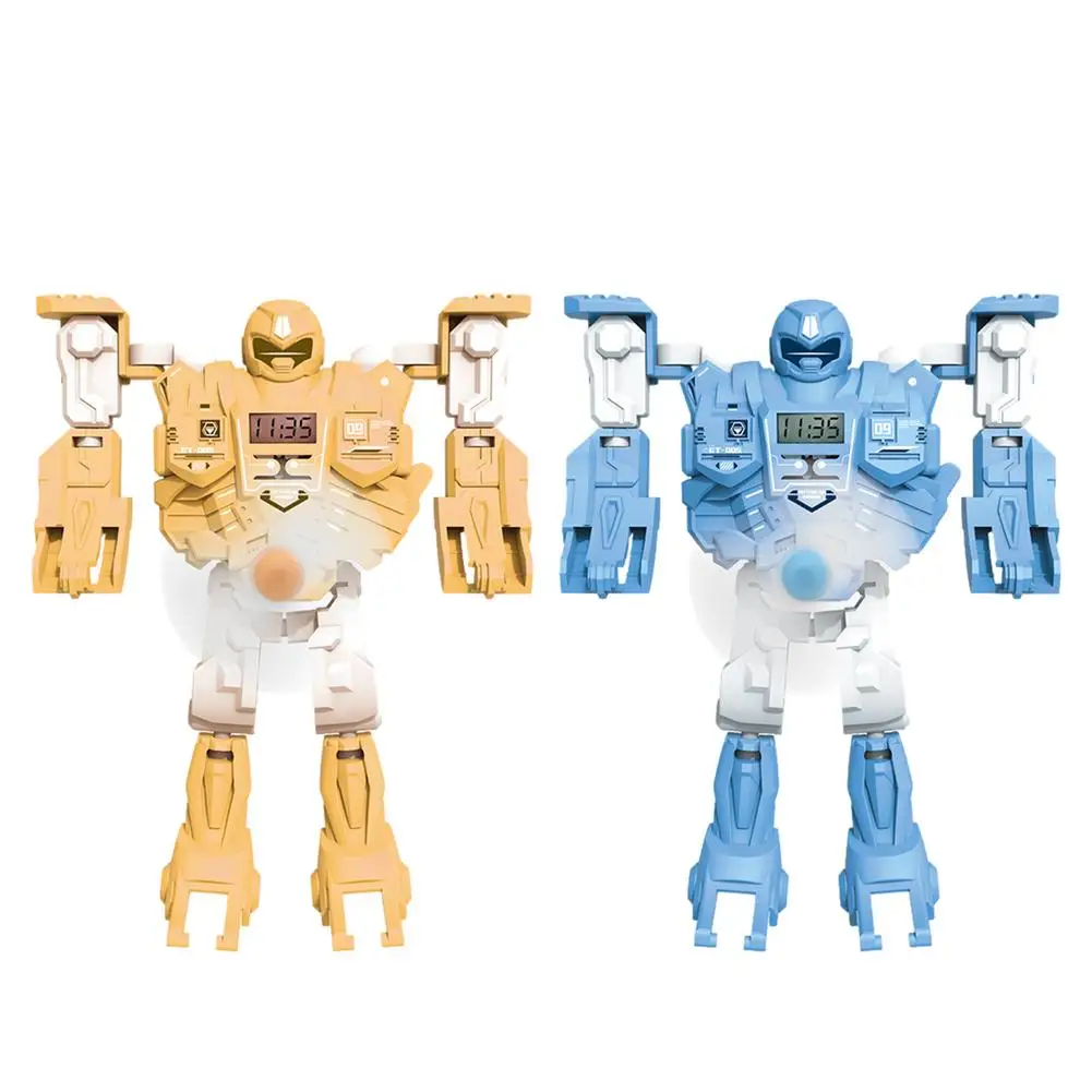 

Анаморфные часы с роботом-деформацией, складные многофункциональные портативные часы с вентилятором, детский подарок, креативный подарок