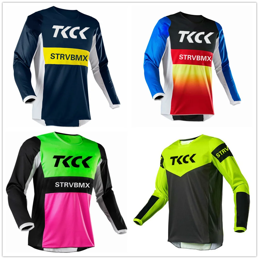 TKCK motocross mountain bike jersey mallot ciclismo hombre mountain sweatshirt men shirt de mtb BMX cycling Jerseys long sleeve