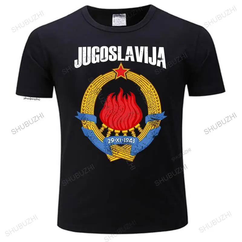 Новое поступление Повседневная футболка герба Португалии винтажная черная