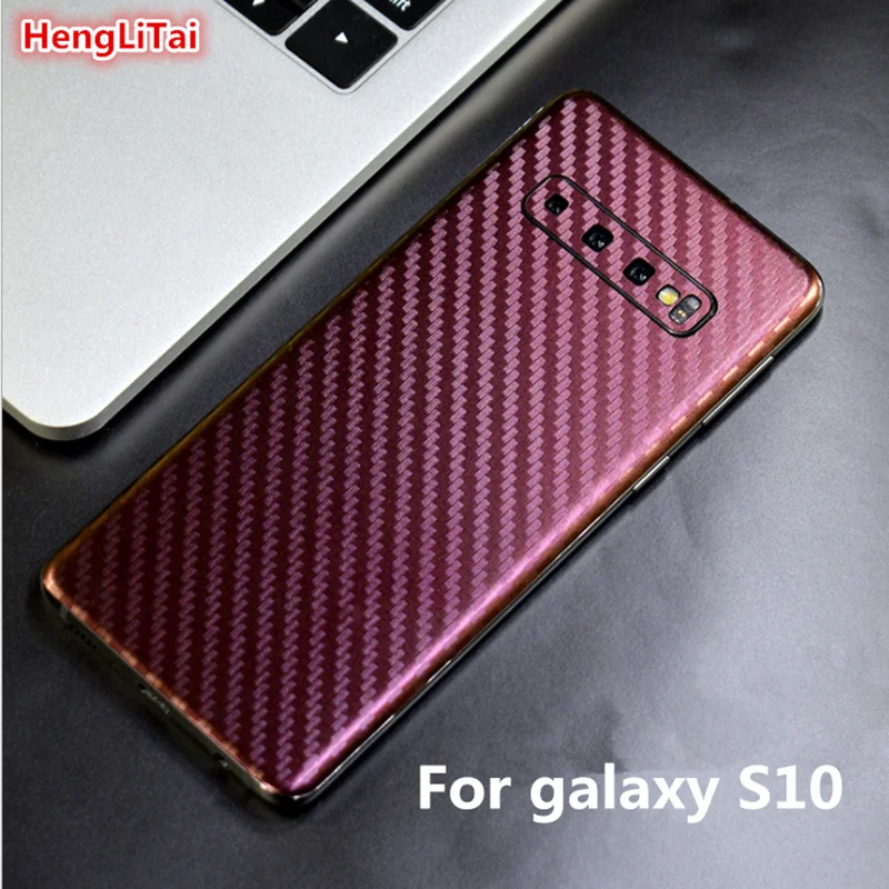 3D затенение цвет углеродного волокна задняя крышка кожи Защитная наклейка