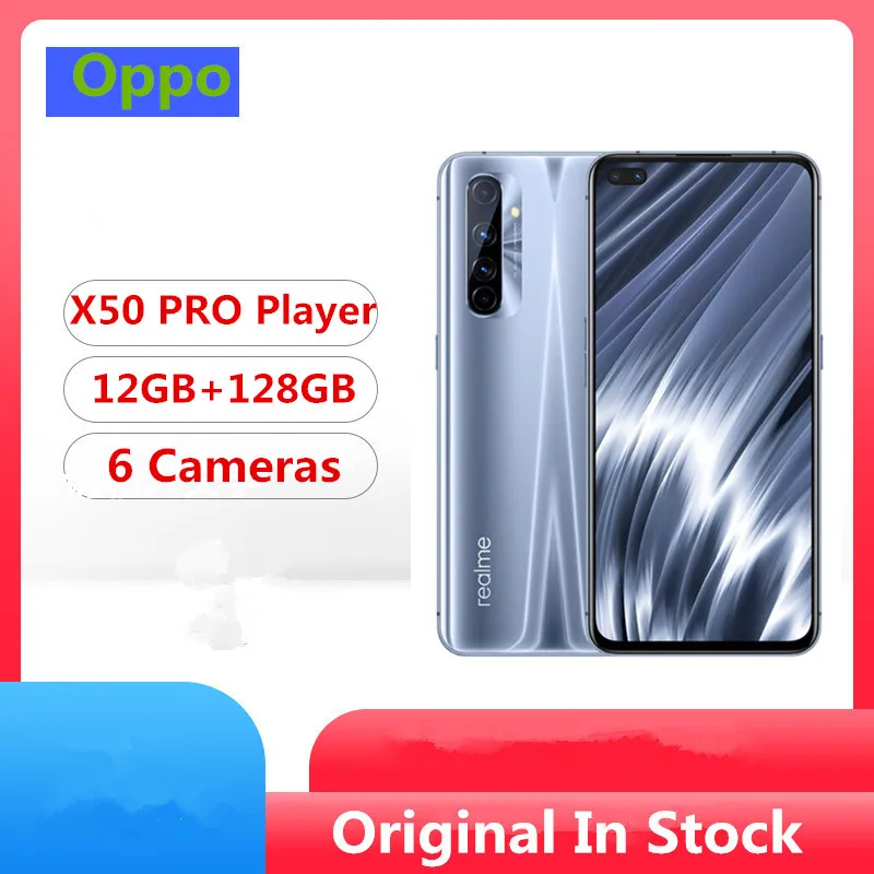 Оригинальный смартфон Realme X50 Pro телефон с экраном 865 дюйма процессор Snapdragon 10 0 Android 6
