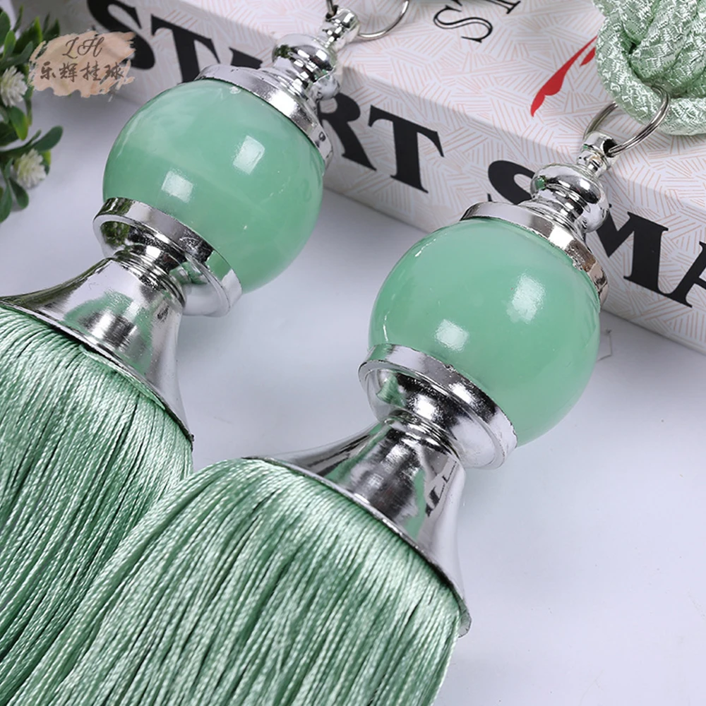 2 шт./компл. держатель для штор с кисточками завязки бусинами подвесные