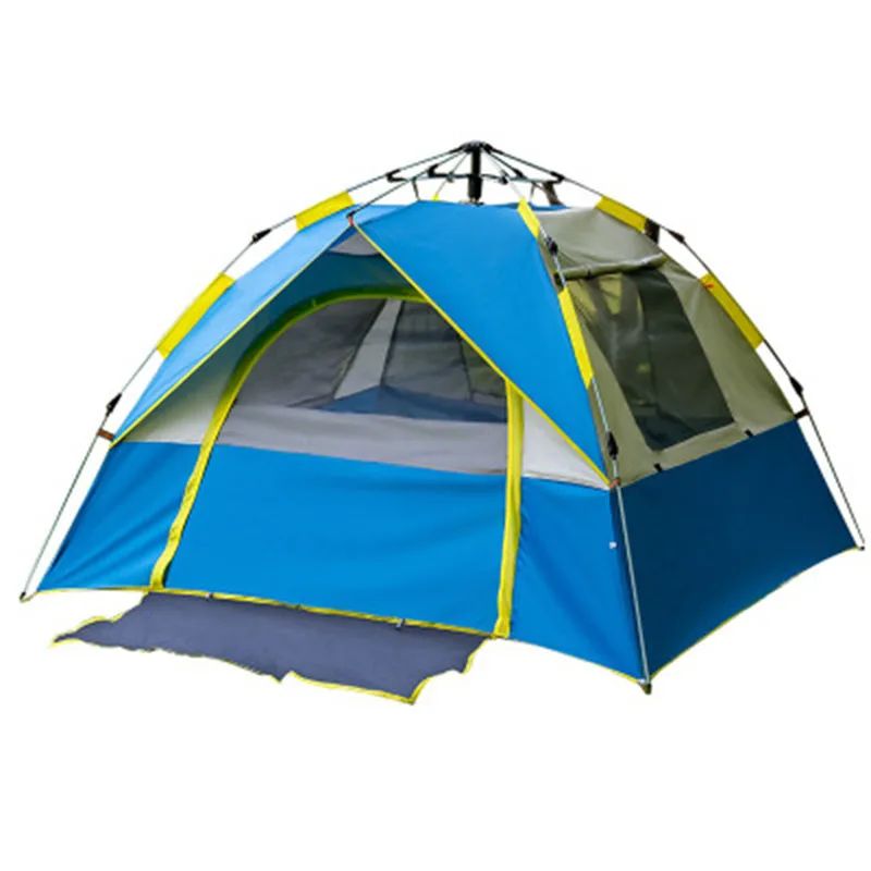 Палатка туристическая на 3 4 человек водонепроницаемая Солнцезащитная УФ палатка