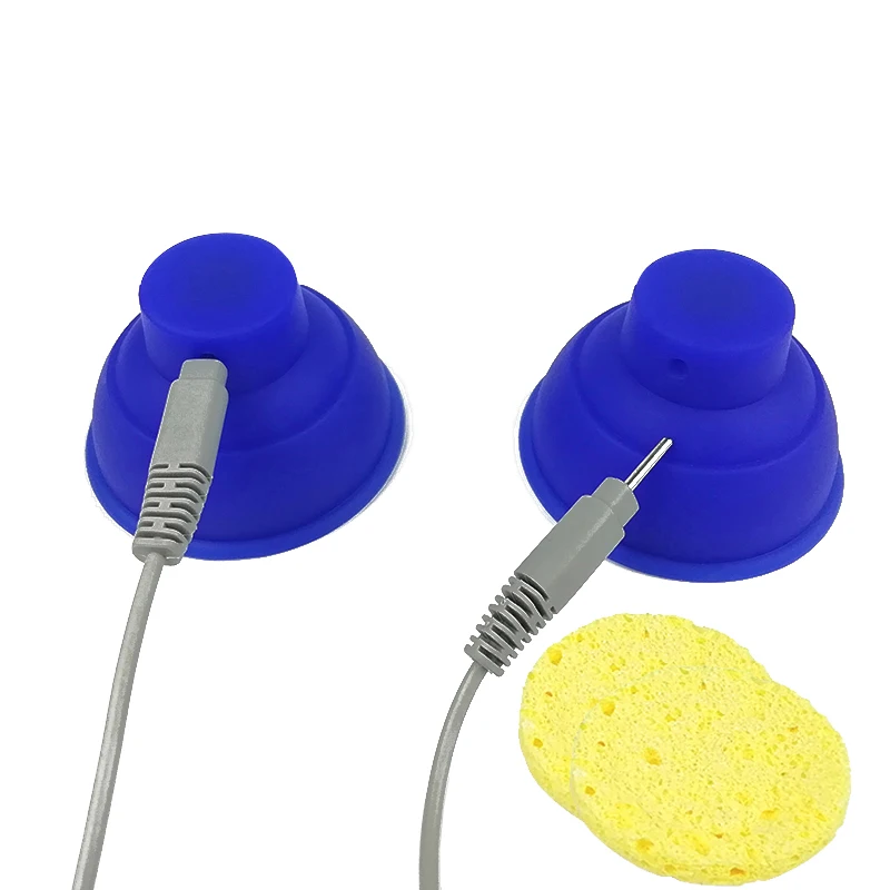 

10pcs Adsorption Vacuum Electrode Cup for Tens Digital Therapy Stimulation Machine Electric Massage Nerve Muscle Stimulator