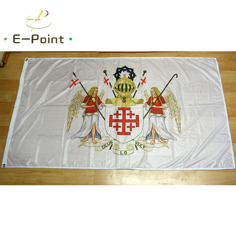 

Flag order of Knights of the Holy Sepulchre to Jerusalem Crest 2ft*3ft (60*90cm) 3ft*5ft (90*150cm) Size Christmas Decorations