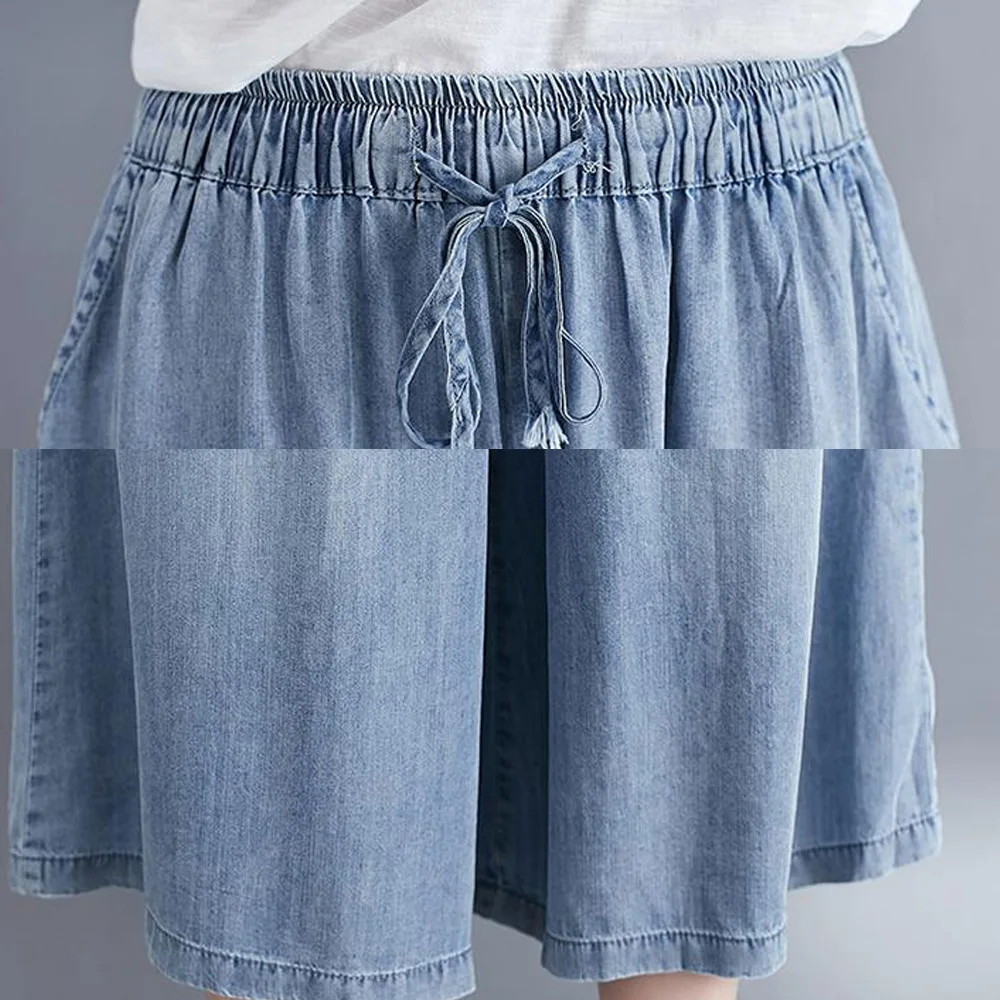 Повседневные свободные брюки с высокой талией и широкими штанинами Женские