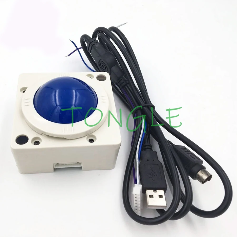 Аркадный трекбол 2 дюйма 4 5 см диаметр круглый разъем PC отслеживание мяч мышь