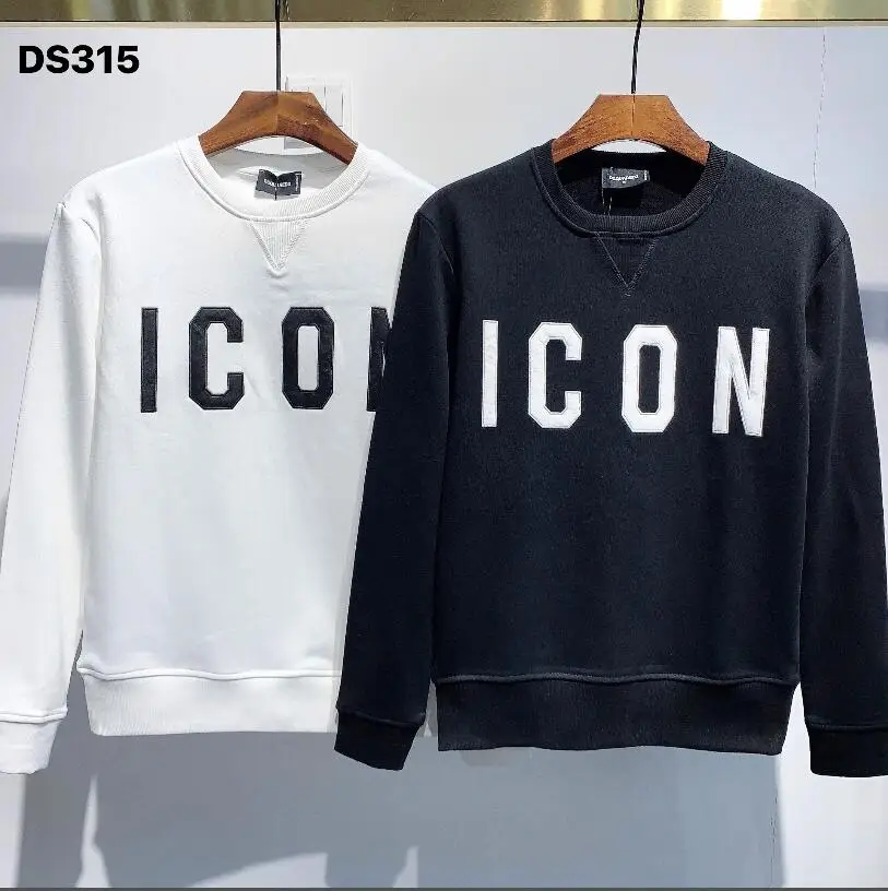 2020 оригинальные мужские толстовки Dsquared2 с вышивкой иконы модный простой