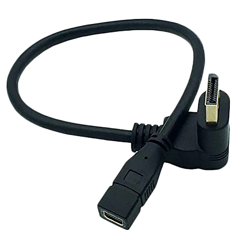RISE-Displayport Мужской 90 градусов локоть к Mini Displayport Женский Кабель-Удлинитель 0 3 м |