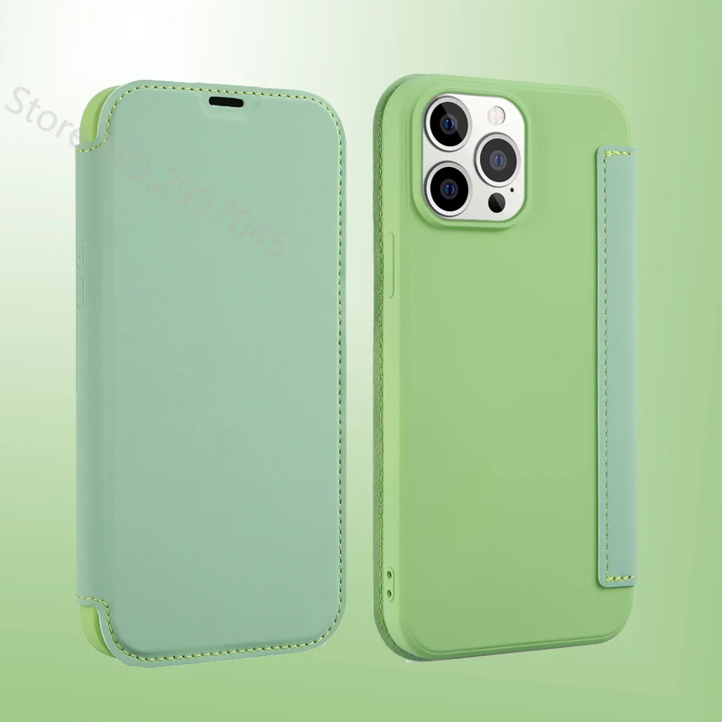 

Чехол-книжка для Iphone 13, кожаный чехол для Iphone 13, кошелек, кожаный защитный чехол для телефона, мягкий ТПУ + искусственная кожа с отделением дл...