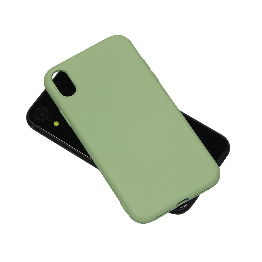 Мягкий жидкий силиконовый чехол для iPhone X XS MAX XR яркий однотонный телефона s 7 6 S 8 Plus