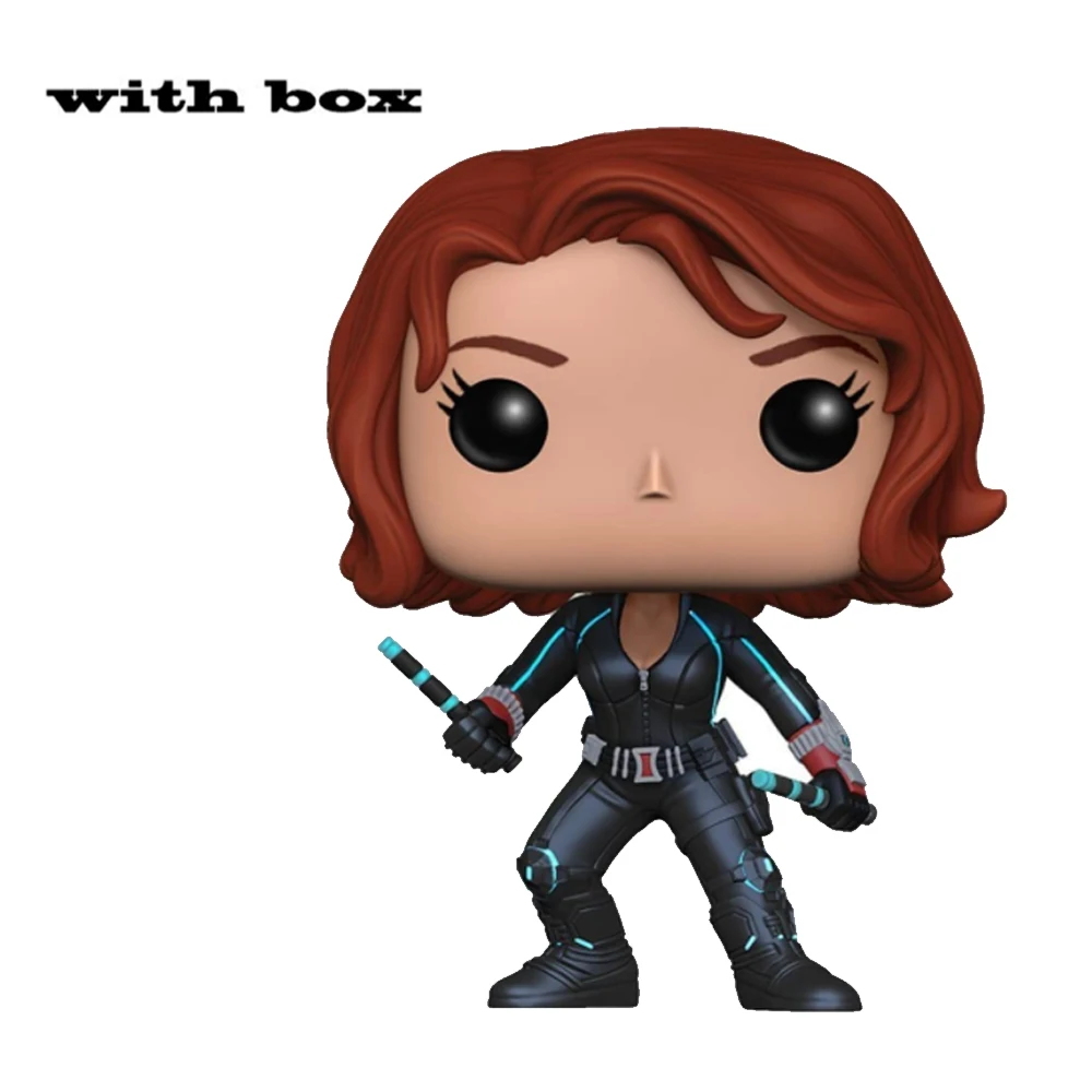 

BLACK PANTHER Captain America Black widow Winter Soldier with box POP Vinyl Action Model Toys for Children Birthday gift