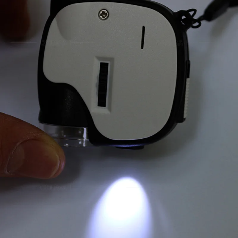 3led увеличительное стекло мини микроскоп 55 раз 7004D с проверкой денег ювелирные