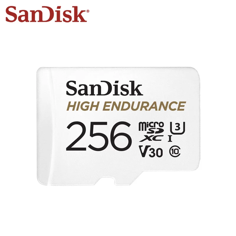 Original SanDisk High Endurance Micro SD Card SDHC 32GB SDXC 64GB 128GB 256GB U3 V30 Transflash Card For Minitoring DVR Devices
