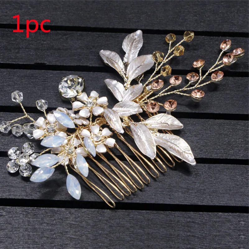 

Rhinestone Petal Hair Clip For Women Hair Styling Tool Hairpins For Bride Wedding Hair Accessories Decorations