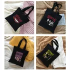 Вместительная Холщовая Сумка-тоут для женщин, серия Maneskin, экологически чистая сумка для покупок, складные мешки для покупок
