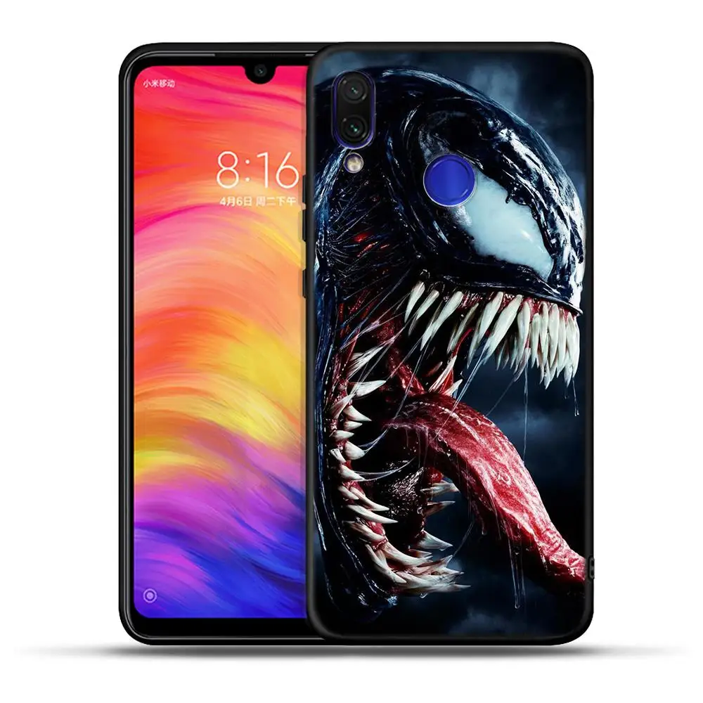 Venom чехол для Xiaomi Redmi 4x 4A Pro 5 6 7 Pro Plus Note 3 4 5 6 7 X премьер-профессионал K20 Pro Мягкая Силиконовая обложка чехол Fundas - Цвет: H7043