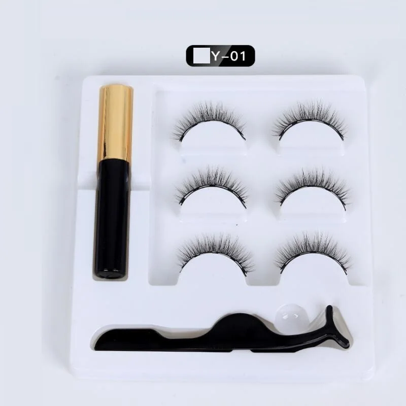 Магнитная искусственная cils жидкость для ресниц подводка глаз maquillaje накладные