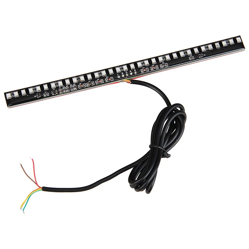 33LED Универсальный мотоциклетный светильник гибкий задний ленточный стоп-сигнал