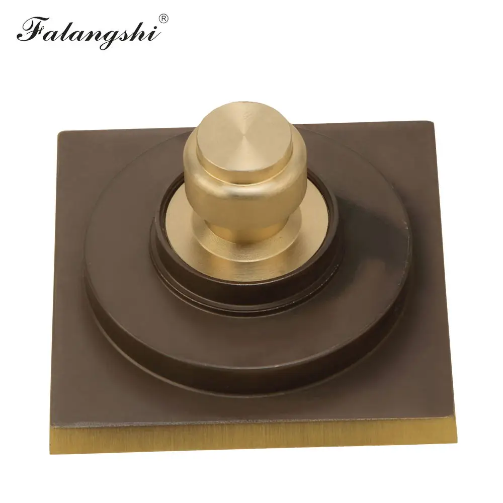 100х100 мм Сливная крышка для пола медный душевой трап с изображением античного