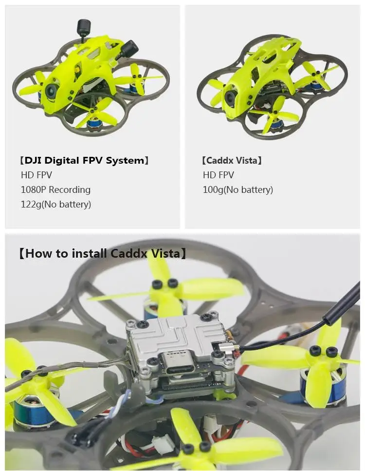 LDARC ET85D 87 6 мм Колесная база F4 AIO 12A BL_S ESC 4S Whoop FPV Racing Drone PNP w/ 48CH 25-200mW VTX NO DJI Air Unit Version |
