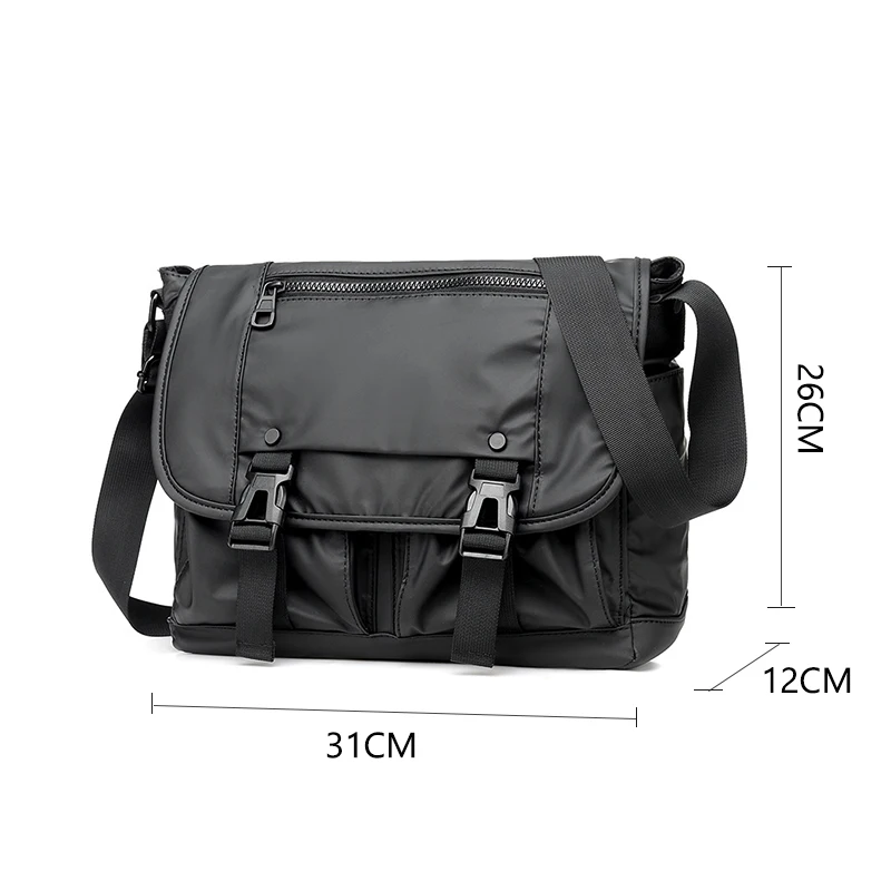 

Men's Fashion Nylon Crossbody Bag Multifunctional Male Shoulder Messenger Bags Large Satchels Business Bolsa Masculina XA292ZC
