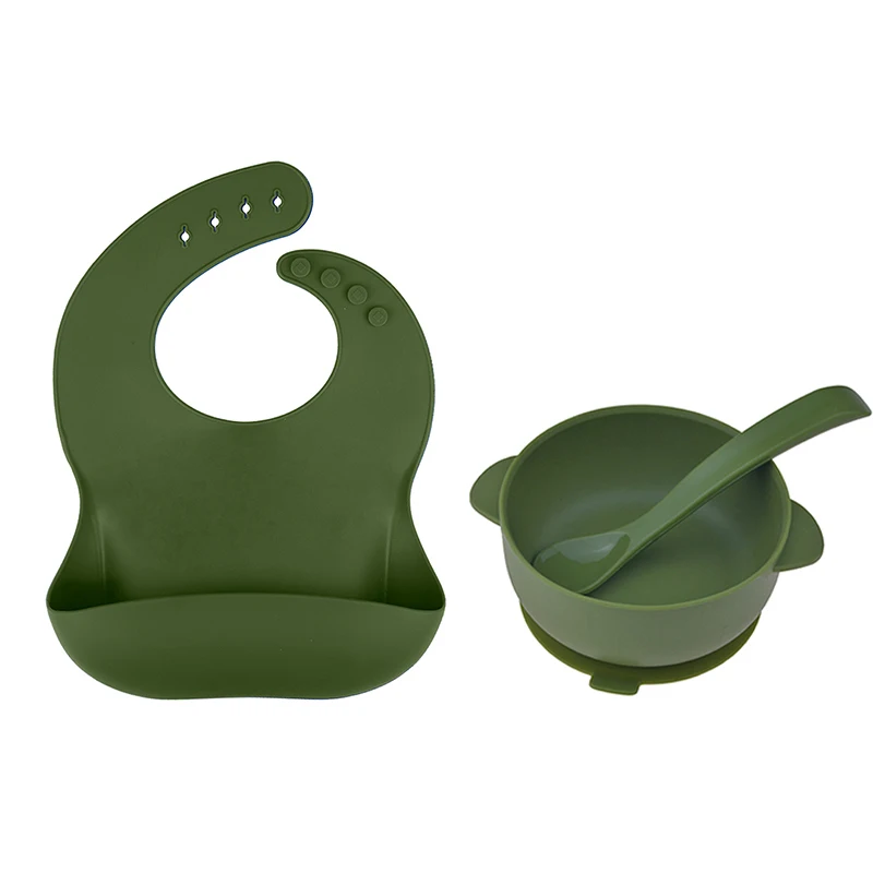 Силиконовый Набор для кормления детская посуда из пищевого силикона чаша на