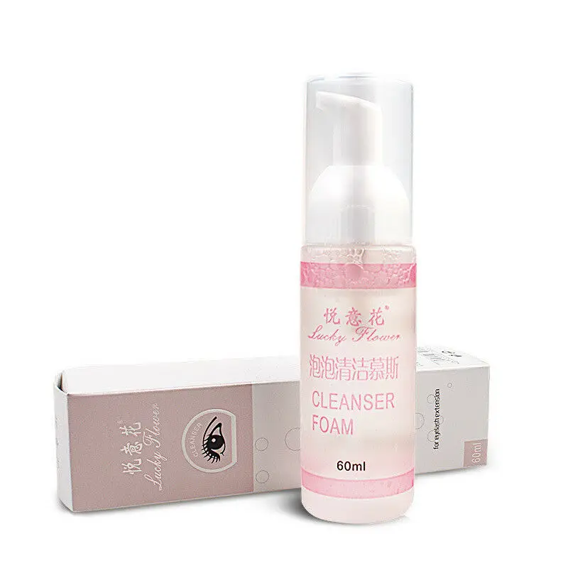 60 мл очищающая пена для ресниц профессиональное удлинение очищающее средство