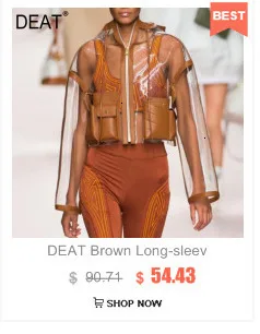 DEAT Autumn And Winte Turn-down Collar Patchwork Printed Maps Batwing Sleeves Waist Belt Female Trench Coat Loose WJ27004L