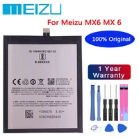meizu high quality battery 100 original 3060mah bt65m battery for meizu mx6 mx 6 mobile phone batteries