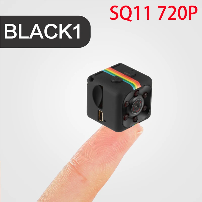 SQ11 720P Black Новейшая FX01 мини камера HD 1080P датчик ночного видения Видеокамера движения DVR микро камера Спорт DV видео маленькая камера Sq11 720p - Цвет: SQ11 720P Black