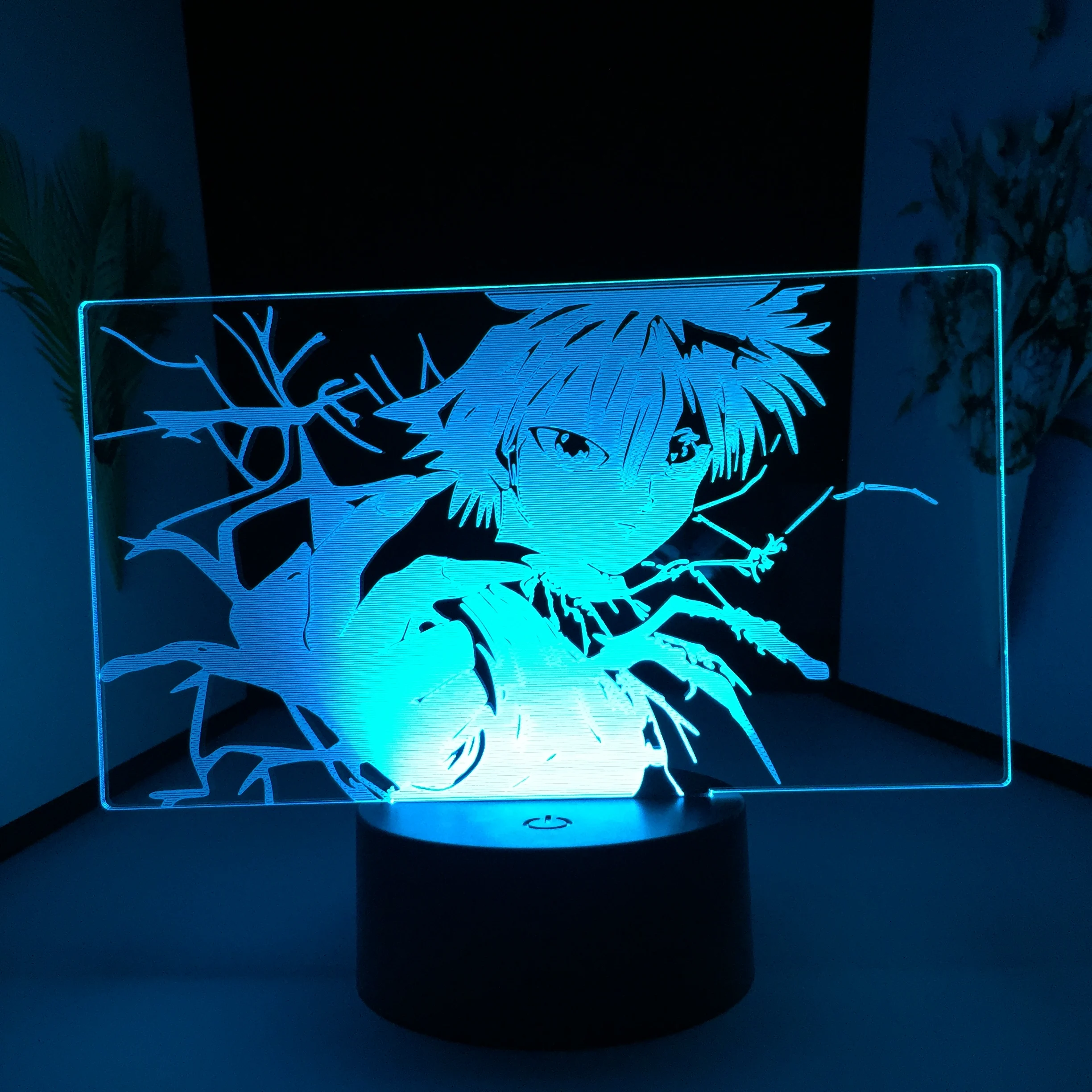 

Newest 3D LED Lamp Anime Hunter X Hunter Killua for Bedroom Decor Nightlight Birthday Gift Acrylic Night Light Killua Zoldyck