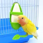 Кормушка для попугаев с подставкой, держатель для фруктов, пластиковый подвесной контейнер для костей, кальций, пищевая коробка, принадлежности для птиц
