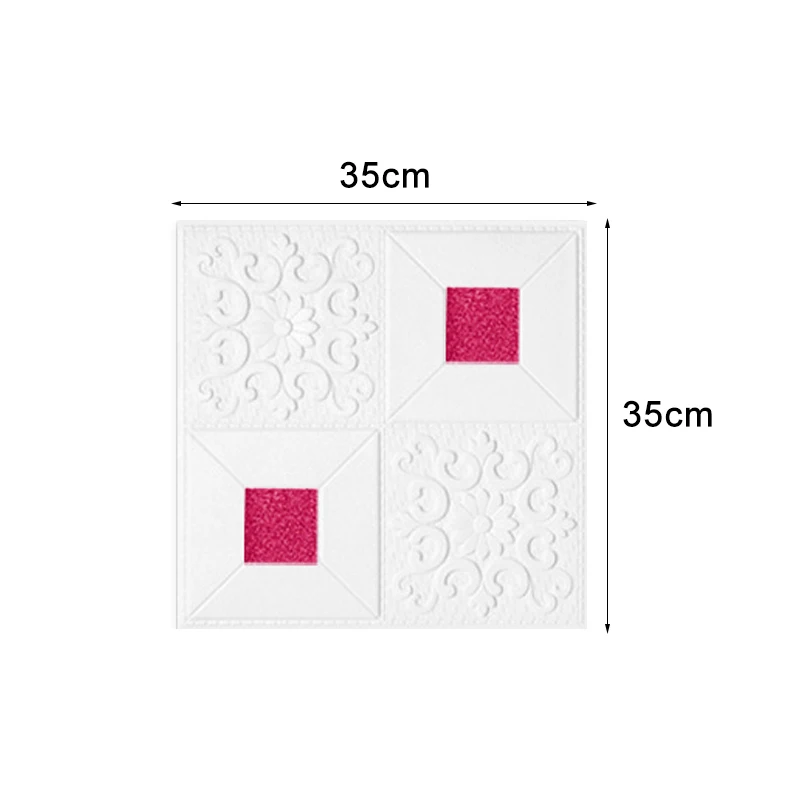 

DIY 3D Wall Stickers Self-Adhesive Wall Stickers Waterproof DIY TV Background Wallpaper Decoration Sticker Foam Wallpaper