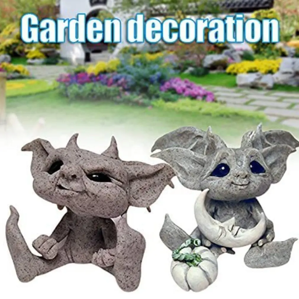 

Goblin Garden Decor Cute Crafted Goblin Statue Miniature Gardening Gnomes Figurines Indoor And Outdoor Decoration Statue