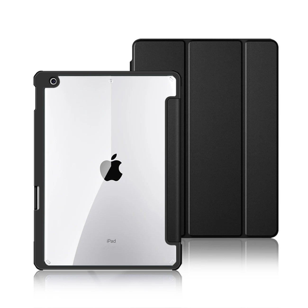 

Чехол для iPad 10,2 дюйма, чехол с держателем для карандашей 7/8/9 поколения, трехскладной чехол с кронштейном, чехол для iPad 10,2 дюйма