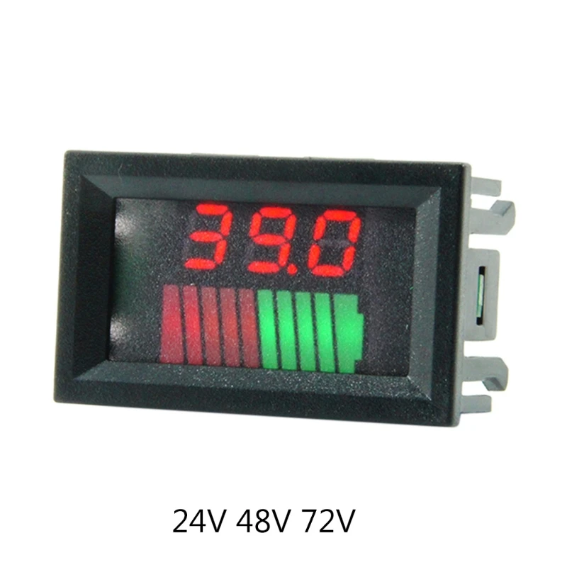 12V - 72V кислотный свинцовый аккумулятор индикатор уровня заряда Ёмкость Тесты