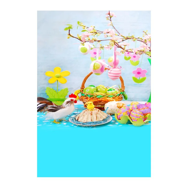 

Bright Easter day background photo shooting portrait kids photography backdrop of photographer studio props fotografia GE-104