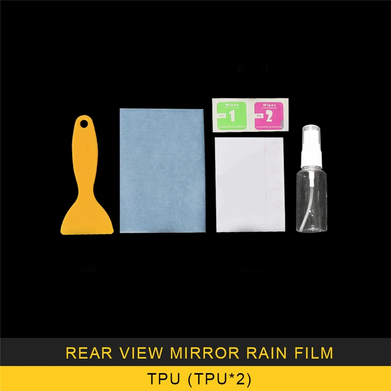 

CARMANGO for VW Volkswagen Passat B8 2017-2019 Car Anti Fog Rearview Mirror Rainproof Clear Sticker Protective Waterproof Film