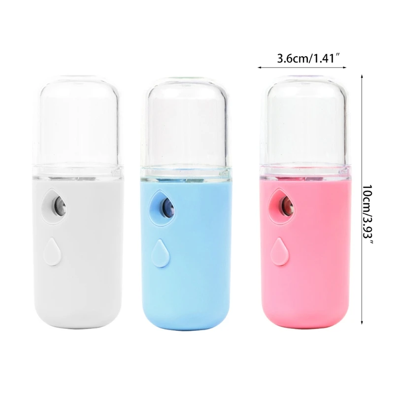 

667A нано лица мистер портативный мини-лица туман для лица фантазийный отпариватель для лица 30 мл визуальный резервуар для воды синий/розовый...