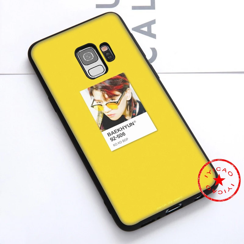 Мягкий чехол IYICAO Baekhyun Exo для samsung Galaxy S10e S10 S9 S8 Note 8 9 10 Plus S6 S7 Edge TPU |